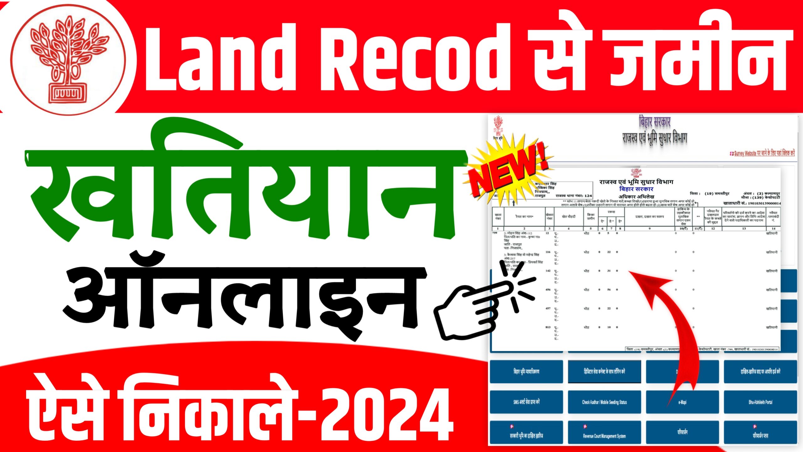 Land Record Se Khatiyan Kaise Nikale