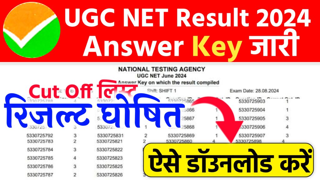 UGC Net Answer Key 2024