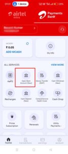 Airtel Payment Bank Account Open 