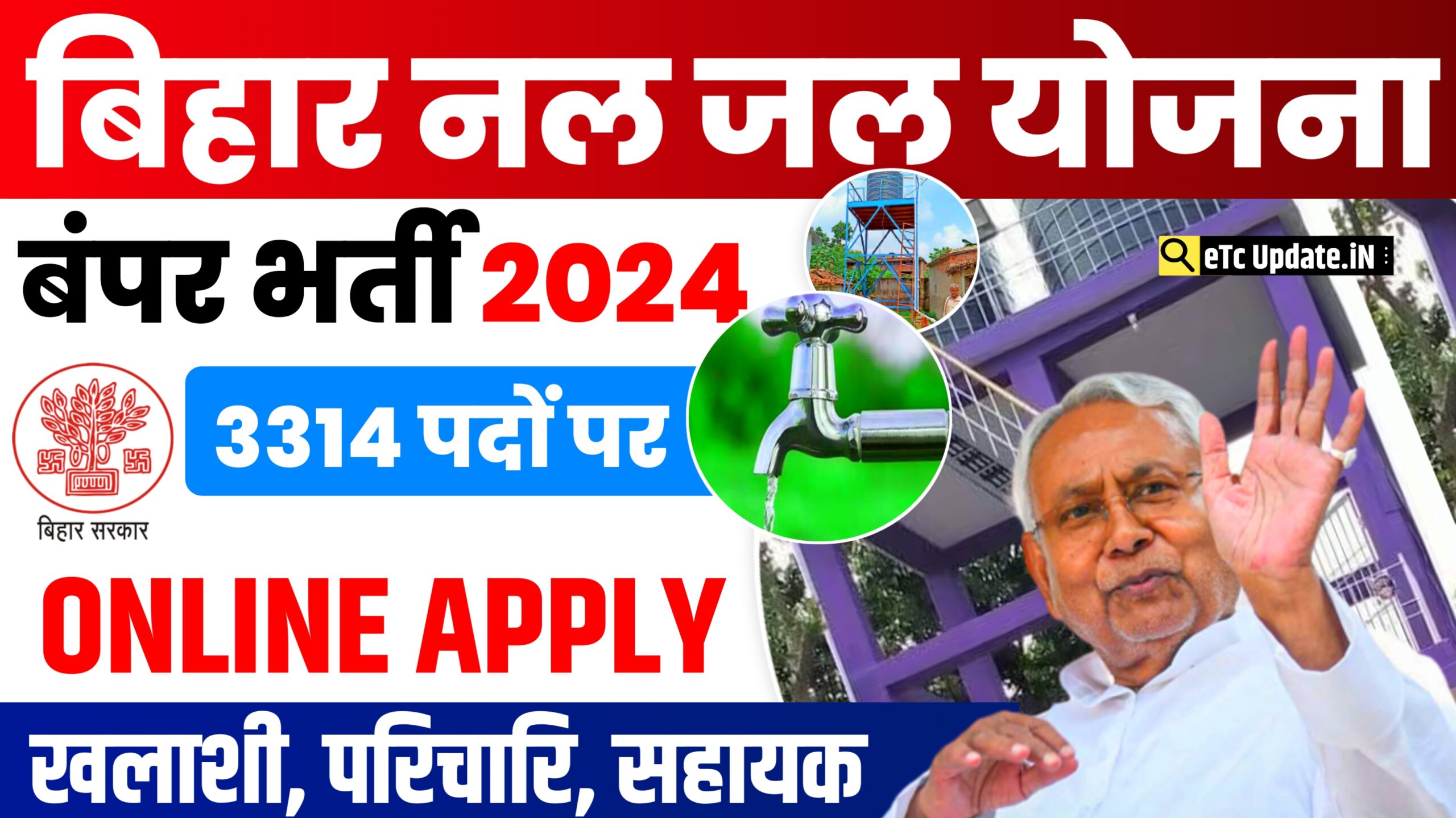 Bihar Nal Jal Yojana Bharti 2024