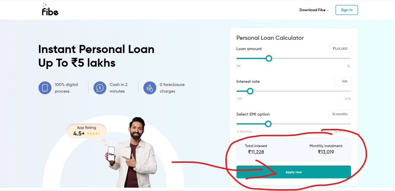 Fibe Personal Loan