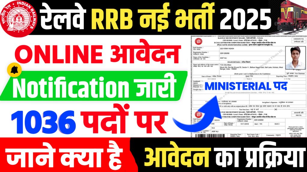 RRB Ministerial And Isolated Categories Vacancy 2025